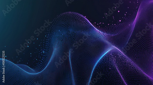 Abstract Digital Wave