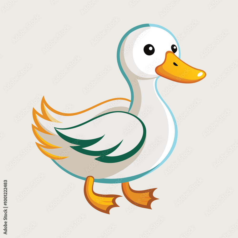 Duck vector image illustration and art work