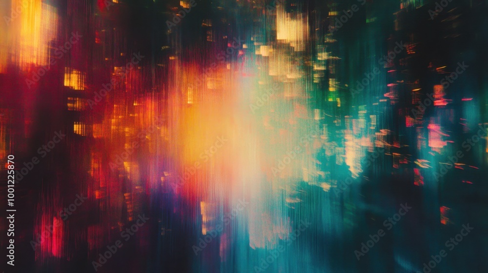 Abstract Blurred Colors in Chaotic Texture Abstract Blurred Colors in Chaotic Texture