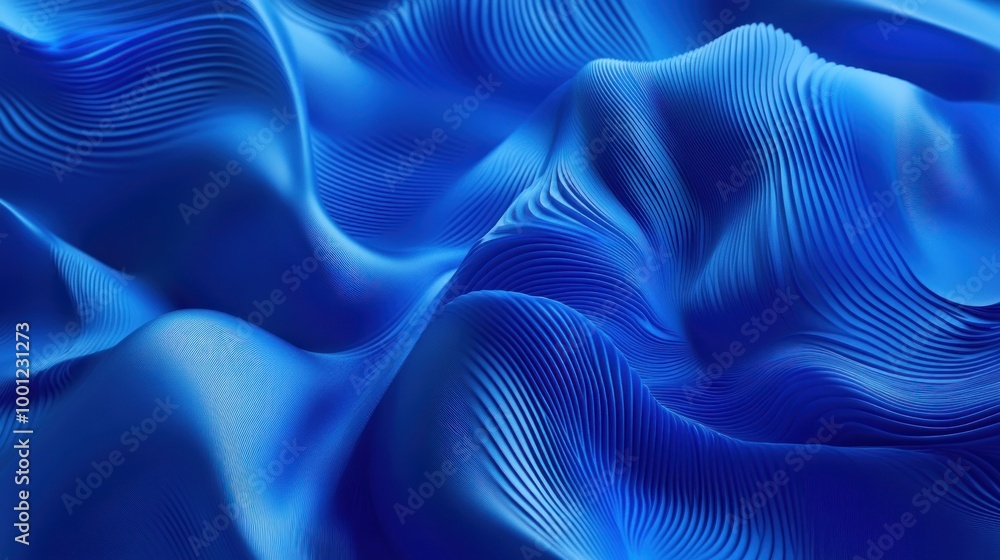 Abstract Blue Wavy Texture Abstract Blue Wavy Texture