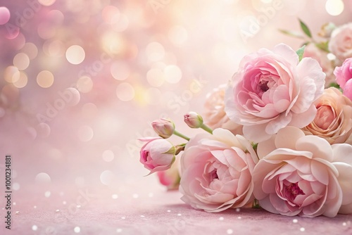 Soft, delicate, blush-pink background with subtle texture and gentle, whispery gradations, evoking feelings of romance,