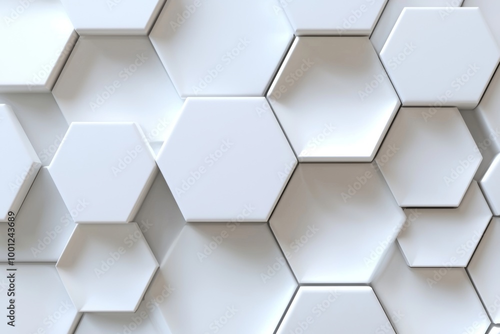 The wall texture is composed of hexagonal polygons, and the background has an abstract pattern. A photo of the decorated surface is displayed. The wall texture is composed of hexagonal polygons, and the background has an abstract pattern. A photo of the decorated surface is displayed.