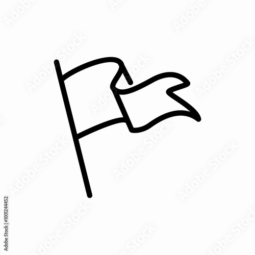 racing flag icon sign vector