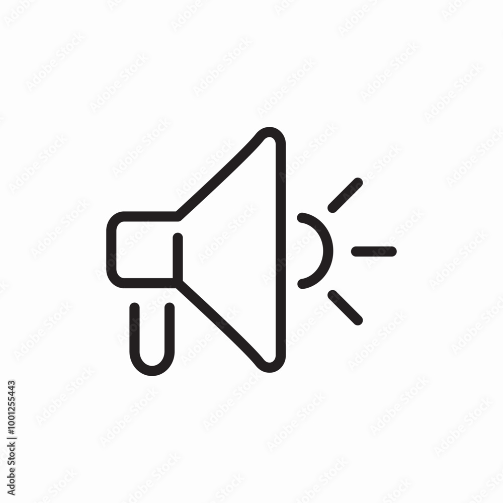 speaker megaphone icon sign vector speaker megaphone icon sign vector