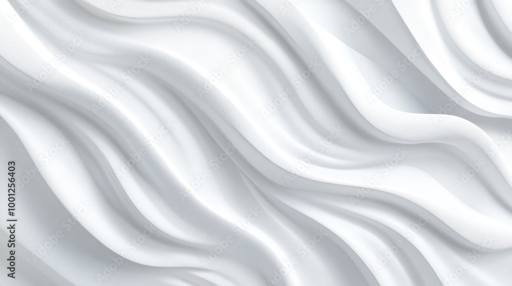 Abstract White Waves Abstract White Waves