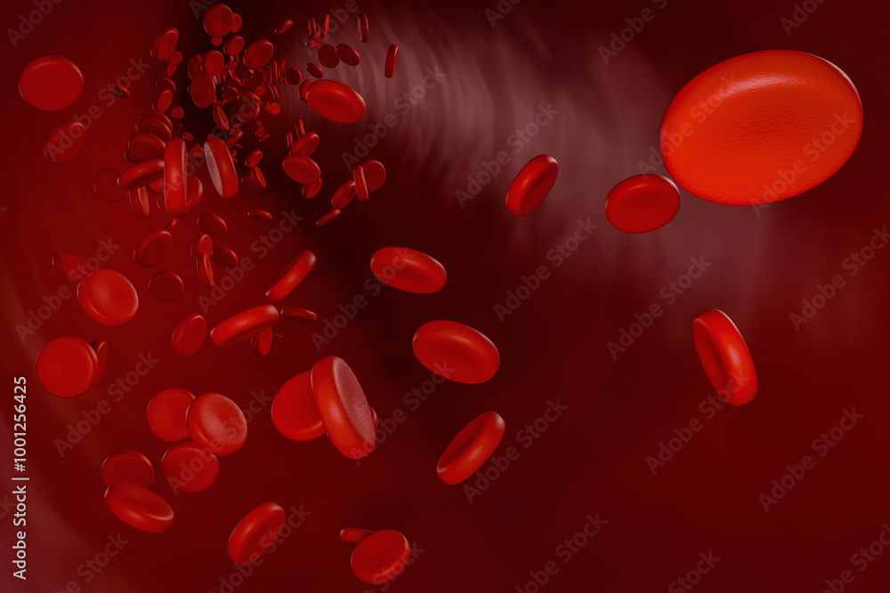 Red Blood Cells in Circulation: Medical and Scientific Visualization Red Blood Cells in Circulation: Medical and Scientific Visualization