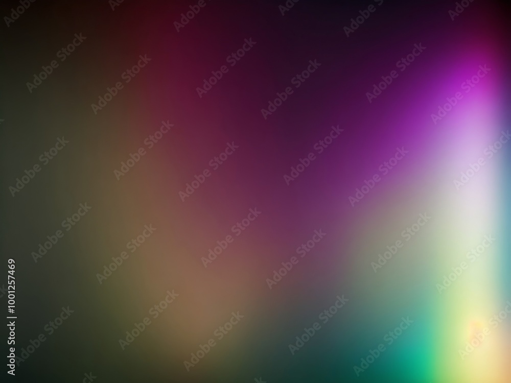 Blurred rainbow colors on a black background. Blurred rainbow colors on a black background.