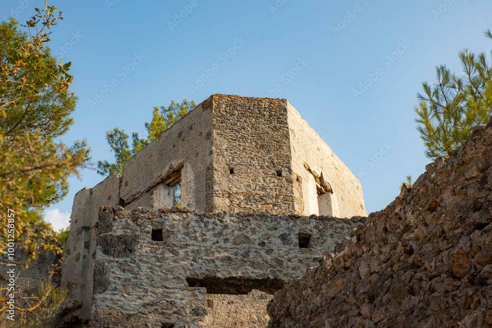 abandoned town fethiye Türkiye abandoned town fethiye Türkiye