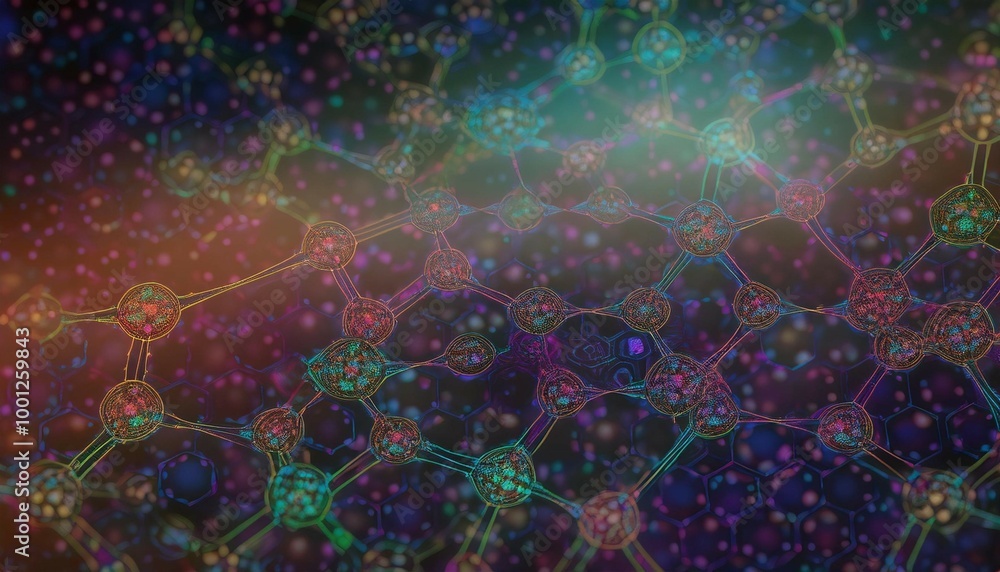 Creative molecule backdrop Creative molecule backdrop