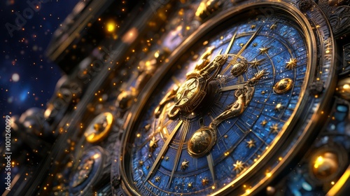Wallpaper Mural Celestial Clockwork Torontodigital.ca