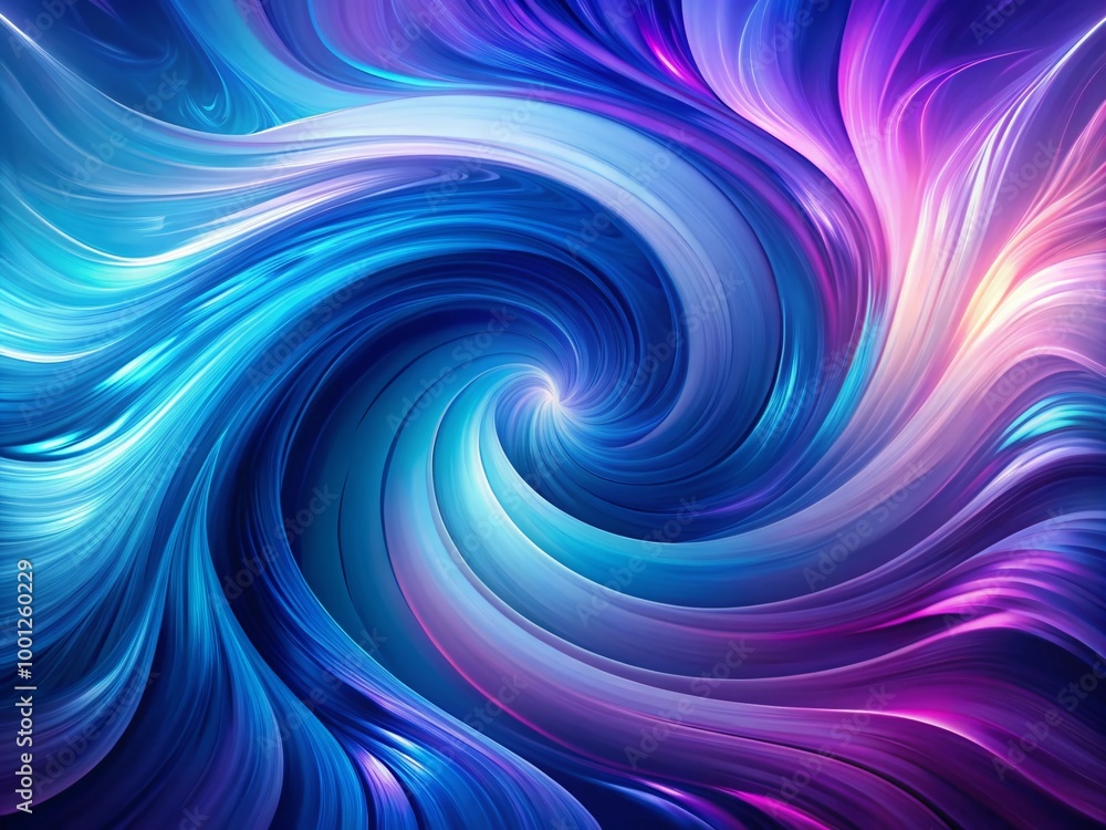 Vibrant, abstract digital waves in shades of blue and purple swirl together to create a mesmerizing, futuristic Vibrant, abstract digital waves in shades of blue and purple swirl together to create a mesmerizing, futuristic