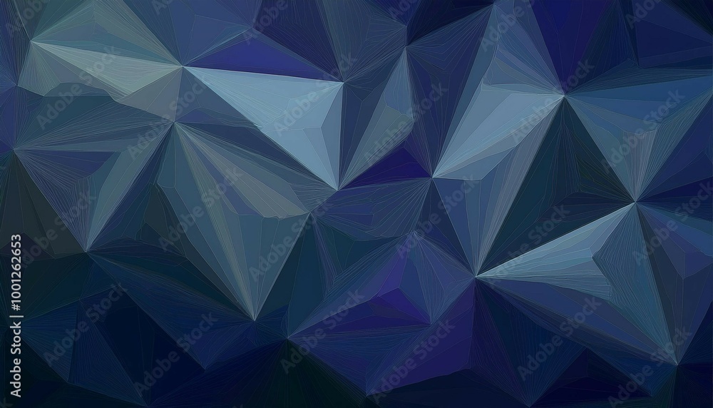 Dark blue polygonal background Dark blue polygonal background