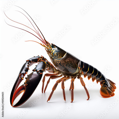 crustacé, crevette, grise, rose, d'douce, ,  écrevisse, isolé, fruits de mer, blanc, langouste, animal, araignée de mer, langoustine, frais, homard, griffe, fruits de fleuve,  crabe, mer,   poisson, b photo