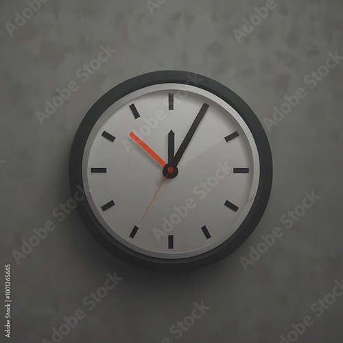 Wallpaper Mural wall clock on black Torontodigital.ca