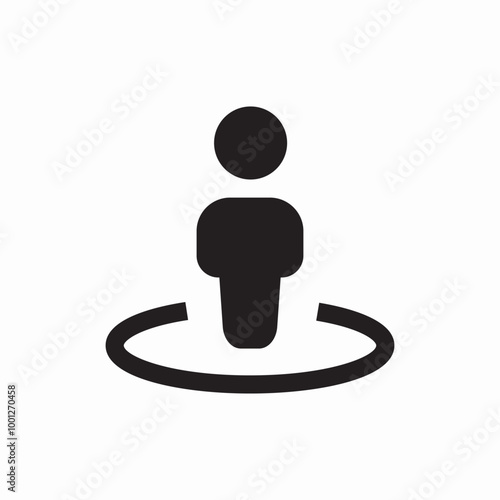 human place icon sign vector