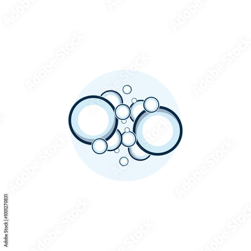 Wallpaper Mural bubble logo icon vector template Torontodigital.ca