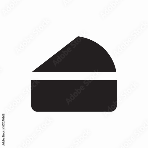 pie cake icon sign vector