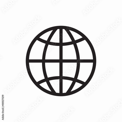web world icon sign vector