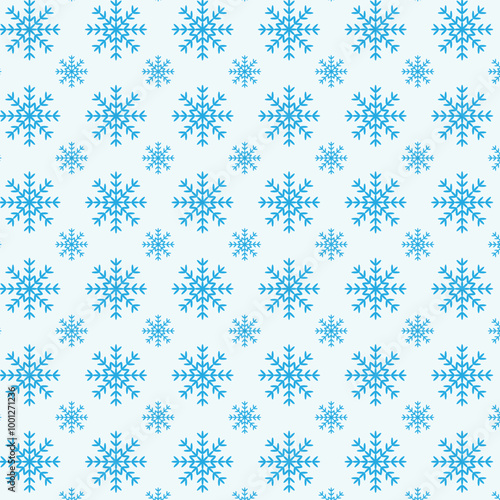 Winter seamless pattern with snowflakes. for cover design, wrapping paper, textile print and other.