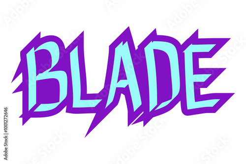This is a gravity blade writing design suitable for content design, videos, social media, advertisements, banners, comics, magazines, text effects, stickers, t-shirts, etc.