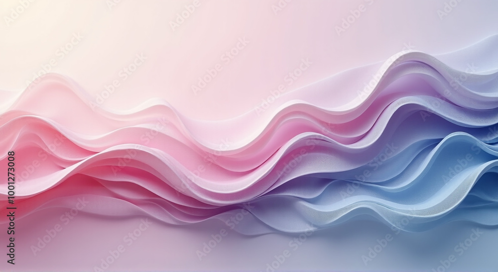 Obraz premium abstract pink background with waves