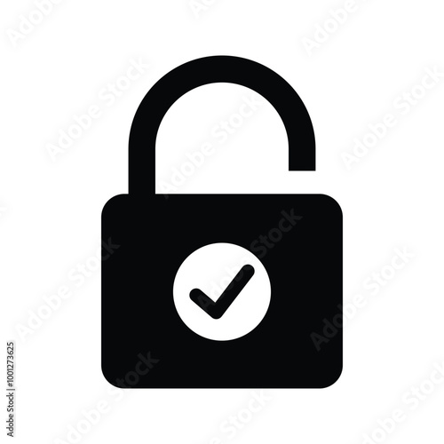 Lock check icon