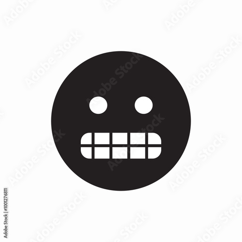 angry emotion icon sign vector