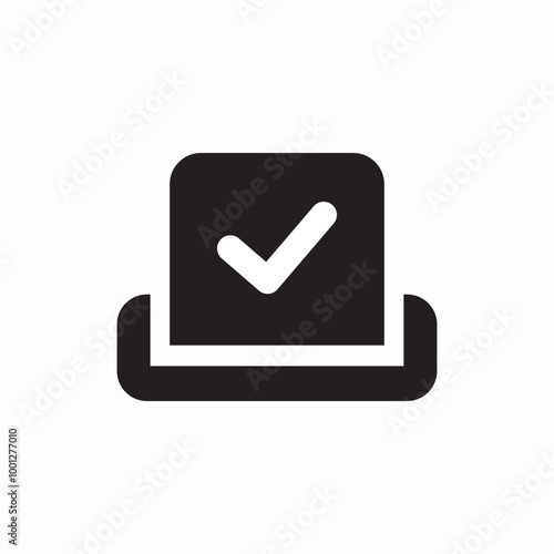 check box icon sign vector