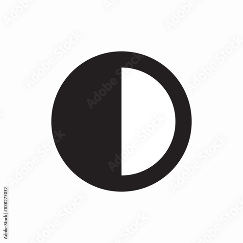 constrast brightness icon sign vector