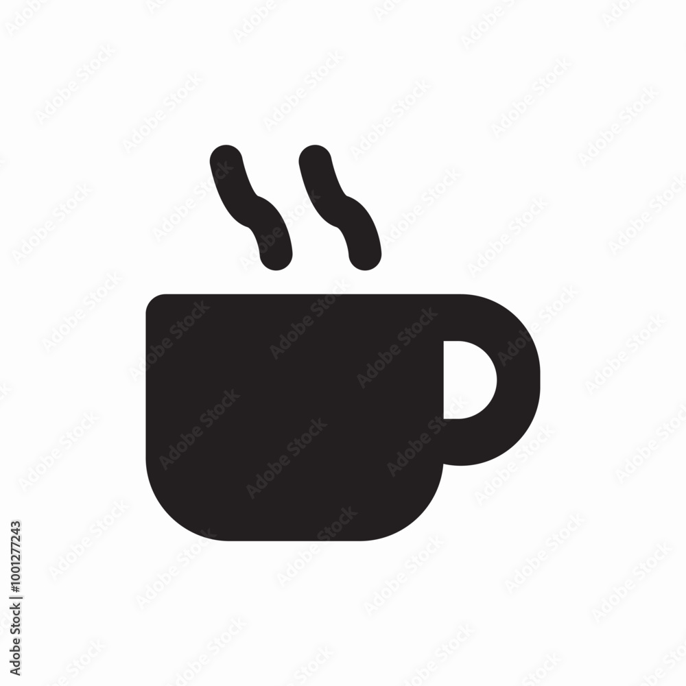 hot coffe tea water cup icon sign vector hot coffe tea water cup icon sign vector