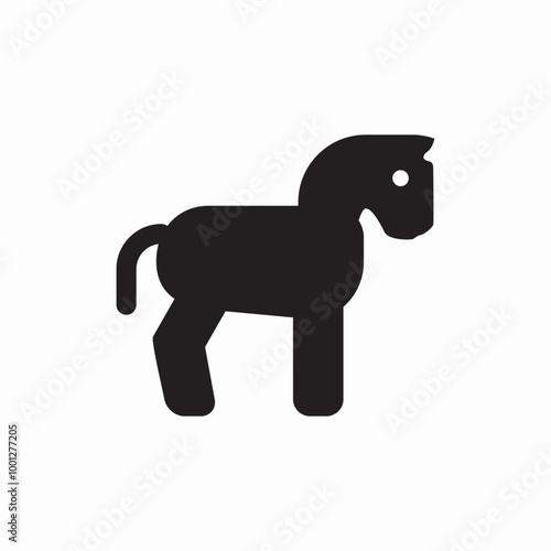 horse animal icon sign vector
