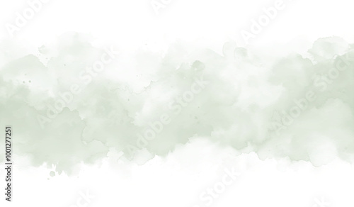 Abstract ash gray watercolor texture isolated on white background. Hand-painted watercolor splatter stains artistic vector used as an element in the decorative design