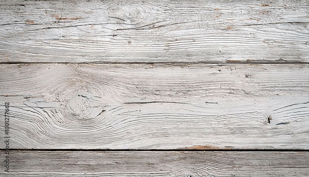 Obraz premium old white painted exfoliate rustic bright light wooden texture - wood background shabby