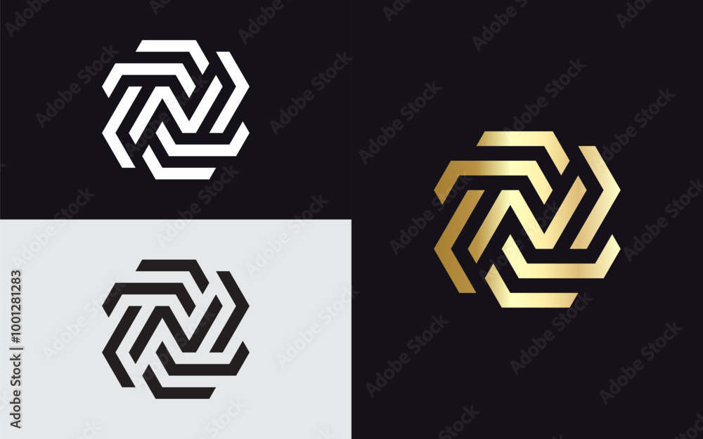 initial N Logo set mordern logo,Letter N geometry logo initial N Logo set mordern logo,Letter N geometry logo