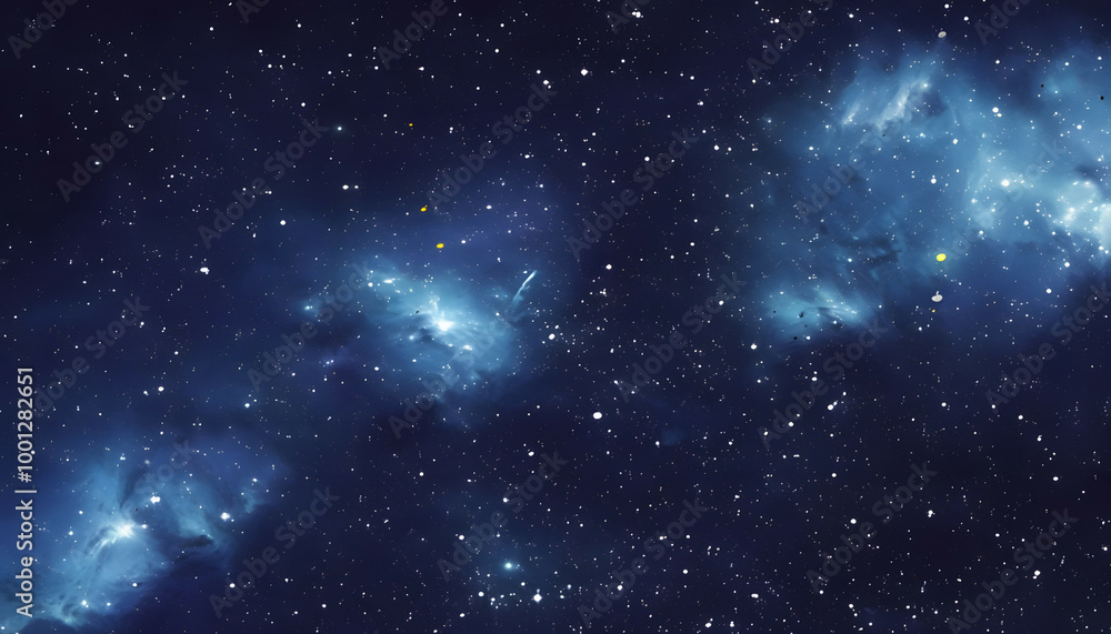 Fototapeta premium Space Themed Background With Starry Objects