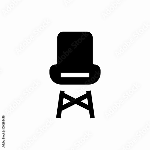 director chair icon sign vector