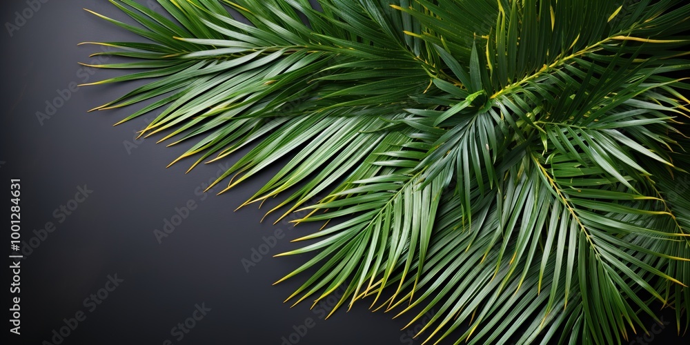 palm tree branch palm tree branch