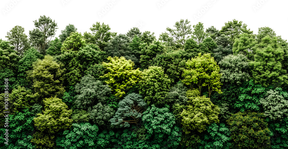 Forest trees with transparent background png jungle cut out design element Forest trees with transparent background png jungle cut out design element