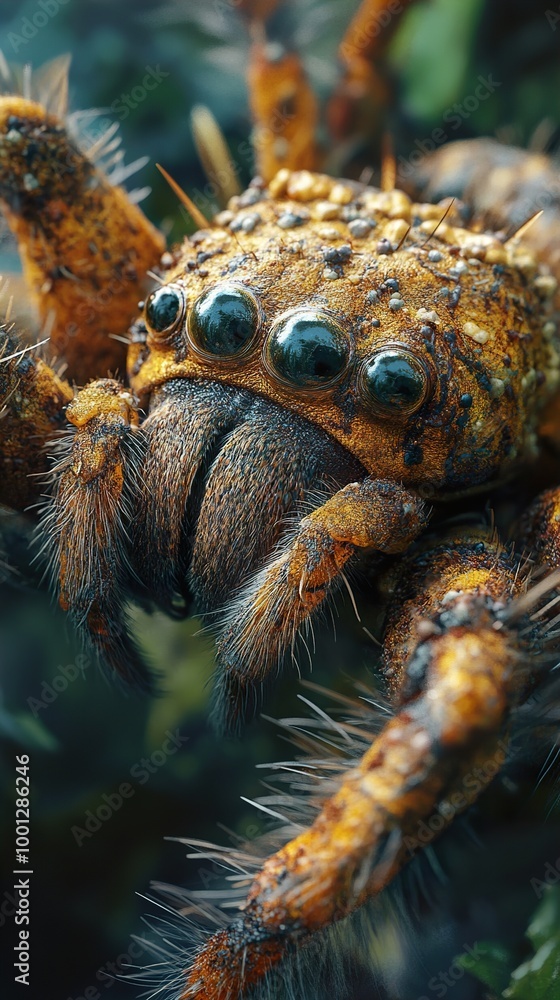 Close Up of a Spider's Eyes - Macro Photography Close Up of a Spider's Eyes - Macro Photography