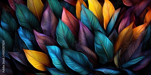 Wallpaper Mural feathers Torontodigital.ca