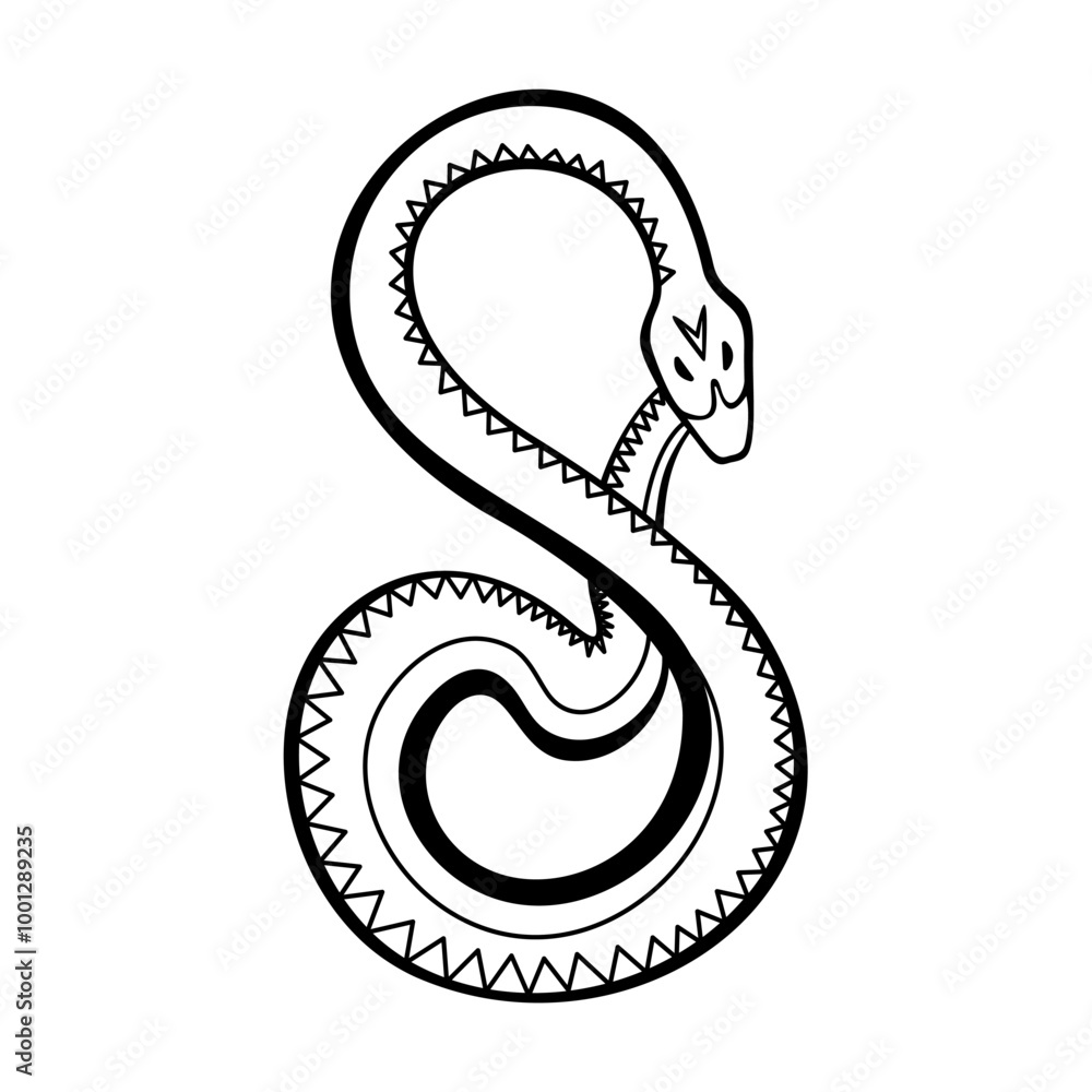 Snake eating it's own tail symbol. The ouroboros interpretation illustration. Tatto idea. The symbol of an everlasting cycle or a cycle of life, death, and rebirth. Snake eating it's own tail symbol. The ouroboros interpretation illustration. Tatto idea. The symbol of an everlasting cycle or a cycle of life, death, and rebirth.