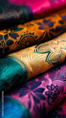 Thai silk, renowned for its luxurious texture and vibrant colors, is a traditional fabric handcrafted from the silk of Thai silkworms