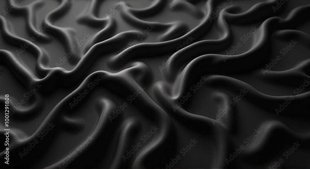 Obraz premium black satin background