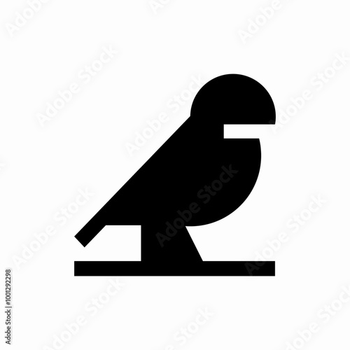 bird pictogram(2) icon sign vector photo