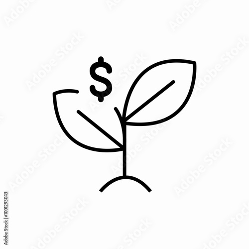 investment money icon sign vector