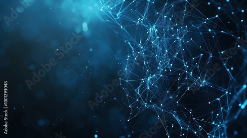 Abstract Blue Network Design