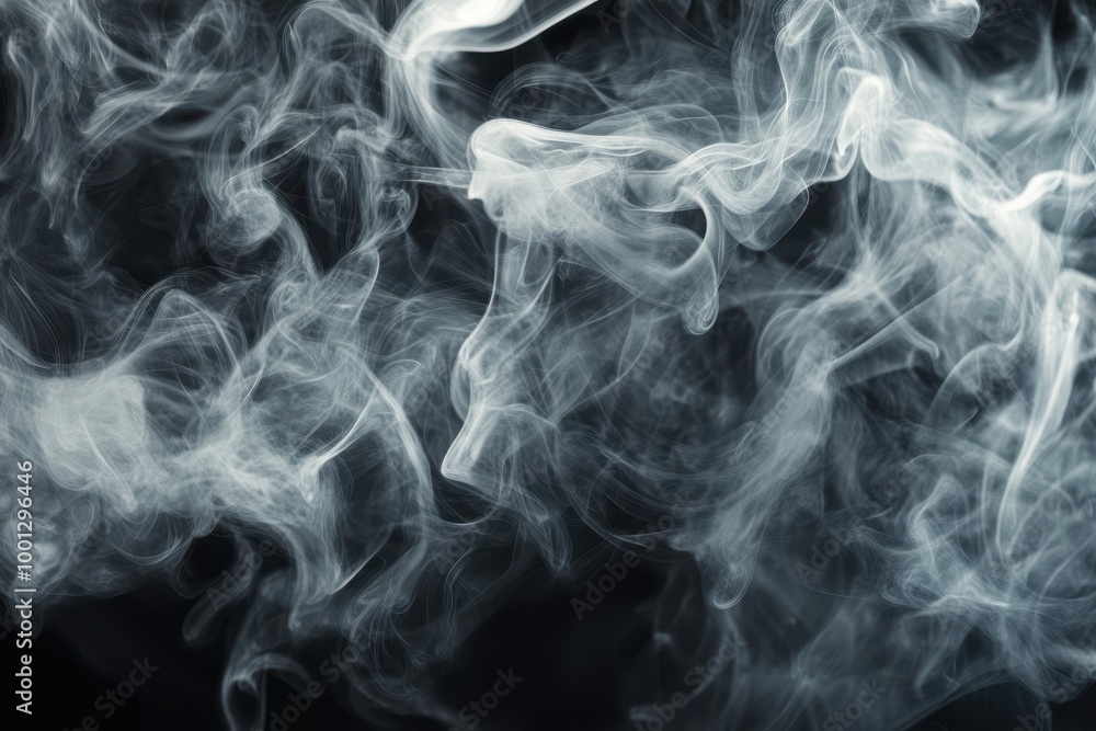Black and white background with a smoke effect Black and white background with a smoke effect