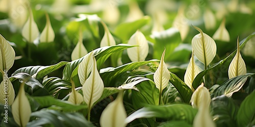 snowdrops in the garden