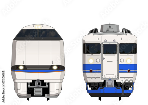 福井の列車No.3_683系 / 413系_Japanese Railroad Cars in "Fukui"