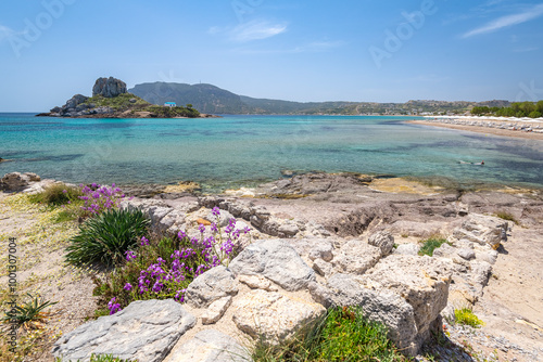 Kastri islet in Kos island Greece photo